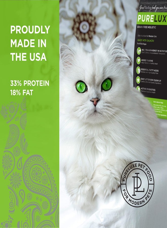 PURELUXE Grain and Gluten Free Cat Food, Persian Cat Elite Nutrition, Salmon, for Persian Cats at All Life Stages and Breeds, Made in The USA, 3.3lbs - Image 5